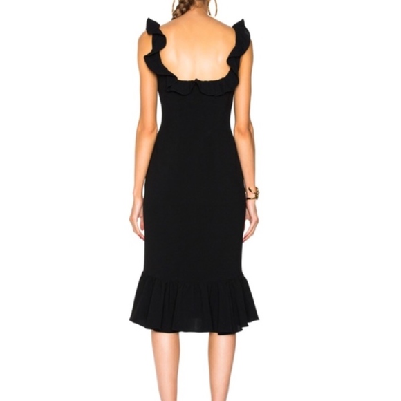 Cinq a sept little black mini dress size 0 - Picture 4 of 6